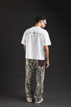 Boxy REDENTOR Goat Crossing Marfil, look completo de espalda
