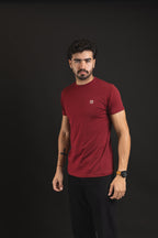 T-Shirt OTTO New Basic Good Boy Bordó