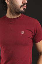 T-Shirt OTTO New Basic Good Boy Bordó