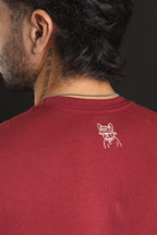 T-Shirt OTTO New Basic Good Boy Bordó