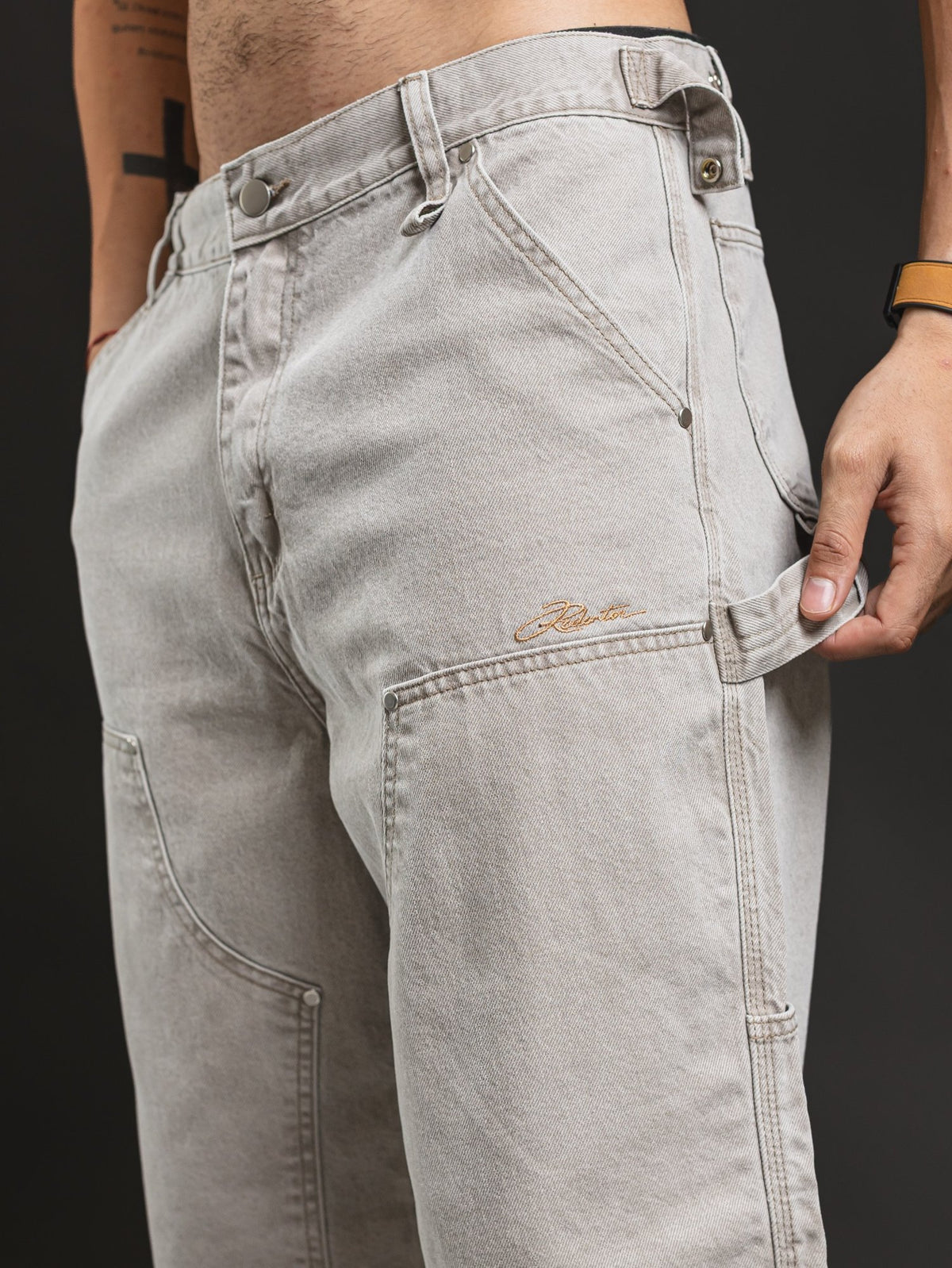 Jeans Carpenter Vintage REDENTOR Arena - logo bordado