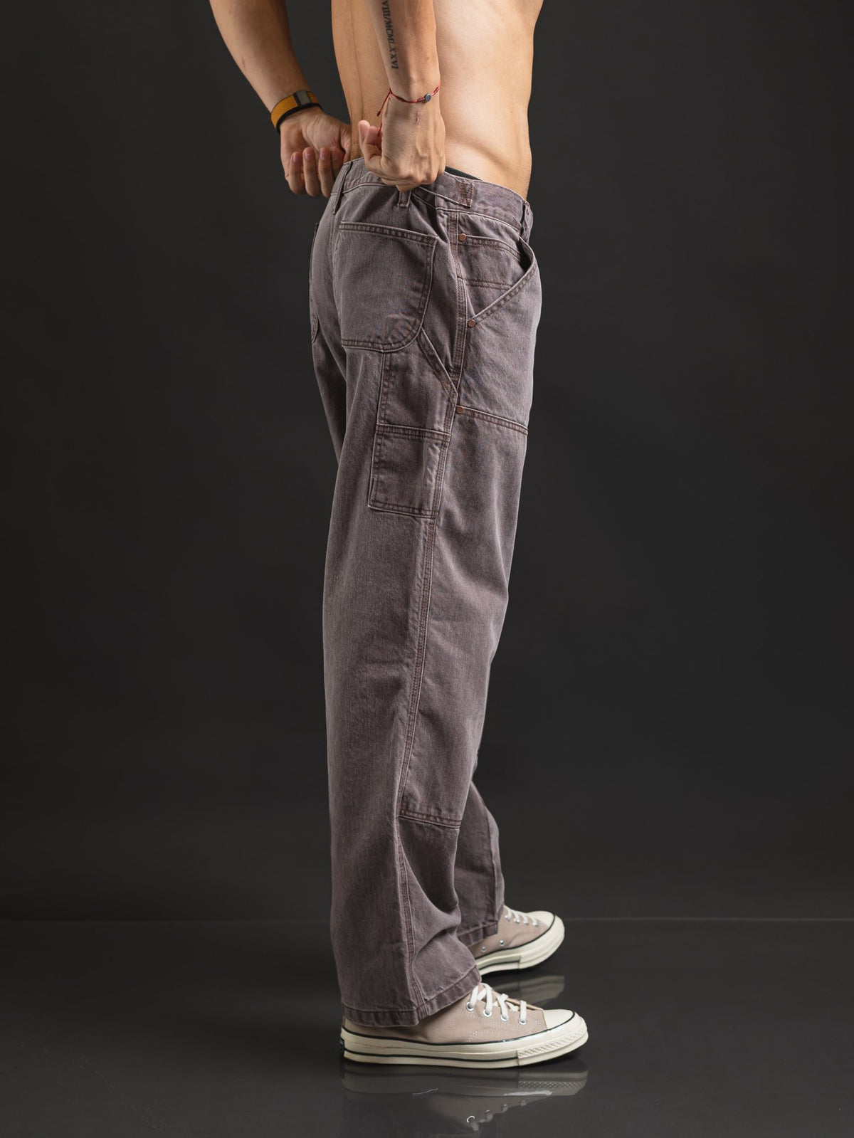 Jeans Carpenter Vintage REDENTOR Brown - lateral
