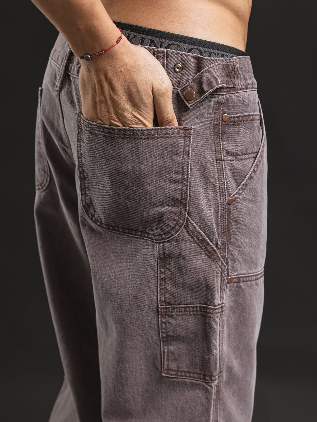Jeans Carpenter Vintage REDENTOR Brown - bolsillo trasero