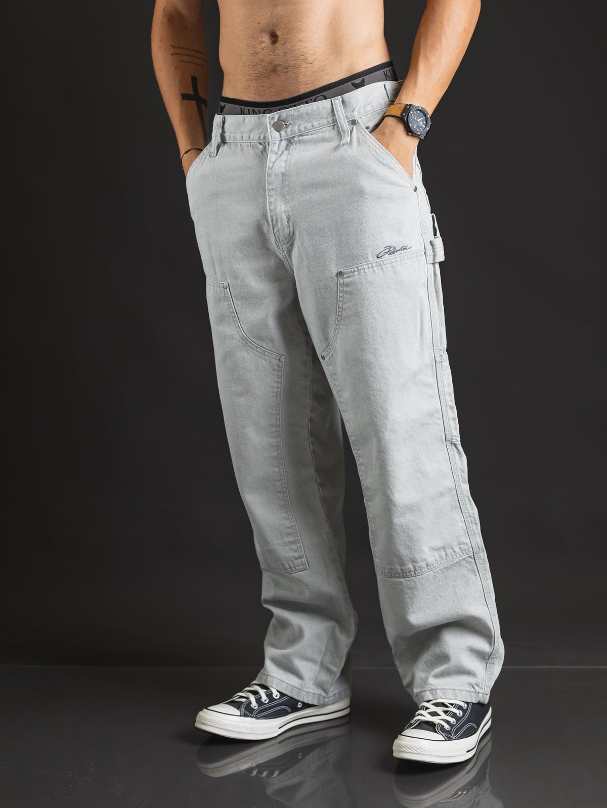 Jeans Carpenter Vintage REDENTOR Ice - tres cuartos