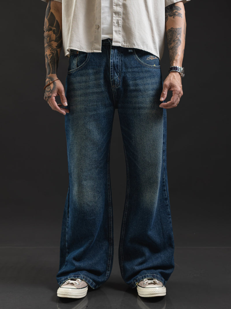 JEANS REDENTOR FLARE AZUL OXIDADO