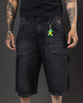 Jorts Full 70/30 Black – vista frontal
