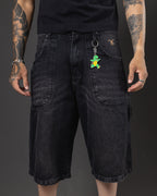 Jorts Full 70/30 Black – vista frontal