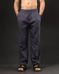 Pantalón de lino OTTO gris – frente