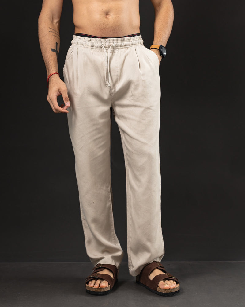 OTTO PANTALÓN DE LINO BEIGE