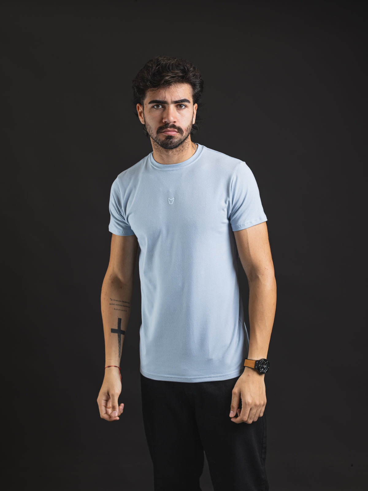 T-Shirt OTTO New Mini Betel Celeste - frente
