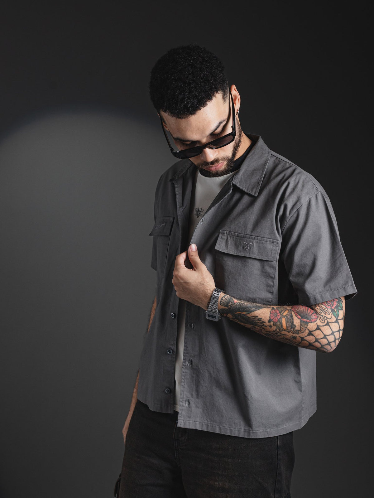 CAMISA RDTR DISRUPTOR GRIS