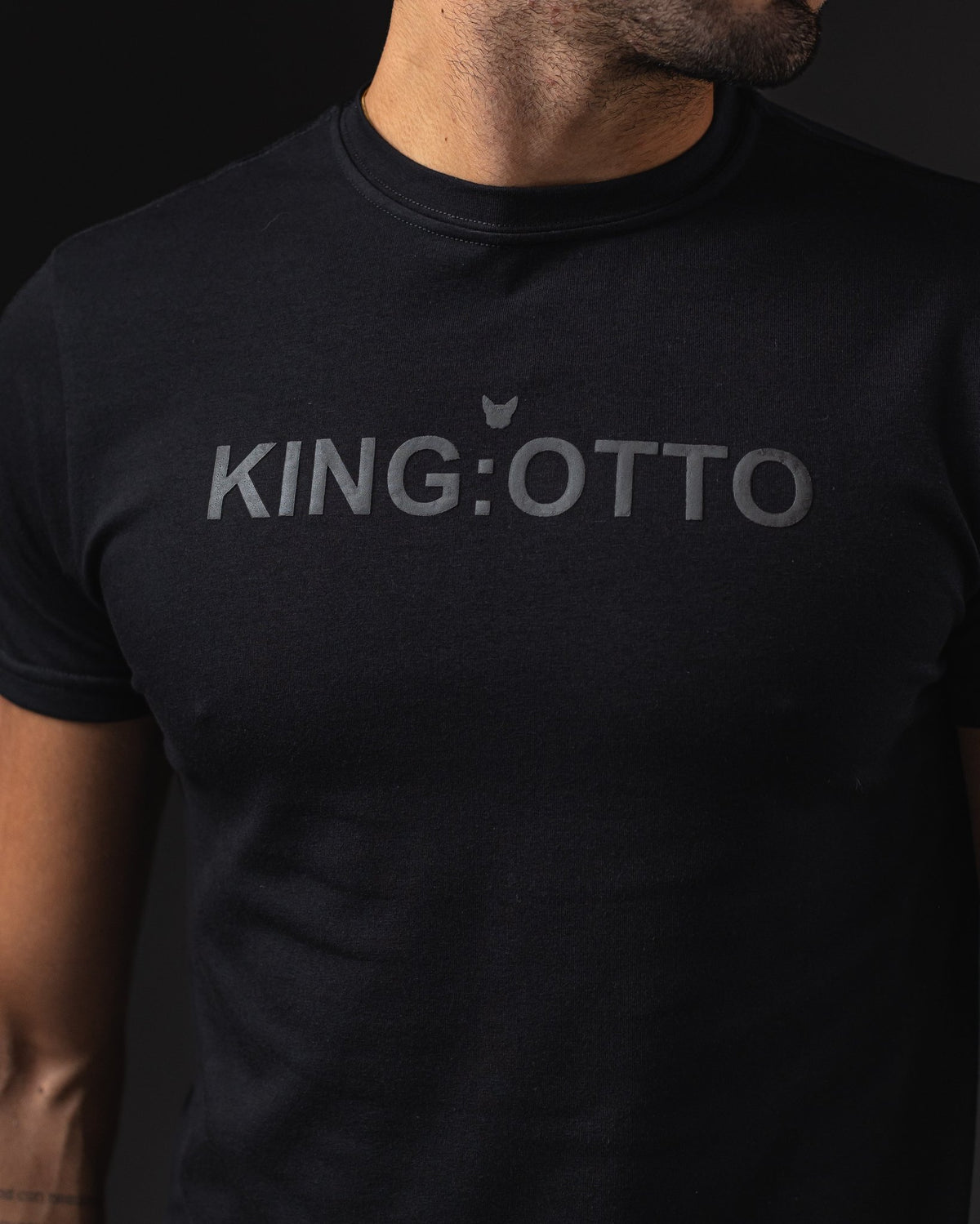 T-SHIRT OTTO NEW BASIC KING OTTO BLACK