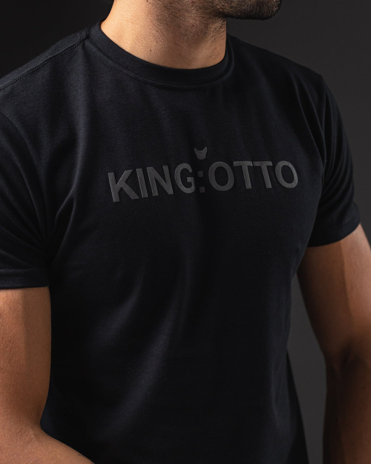 T-SHIRT OTTO NEW BASIC KING OTTO BLACK