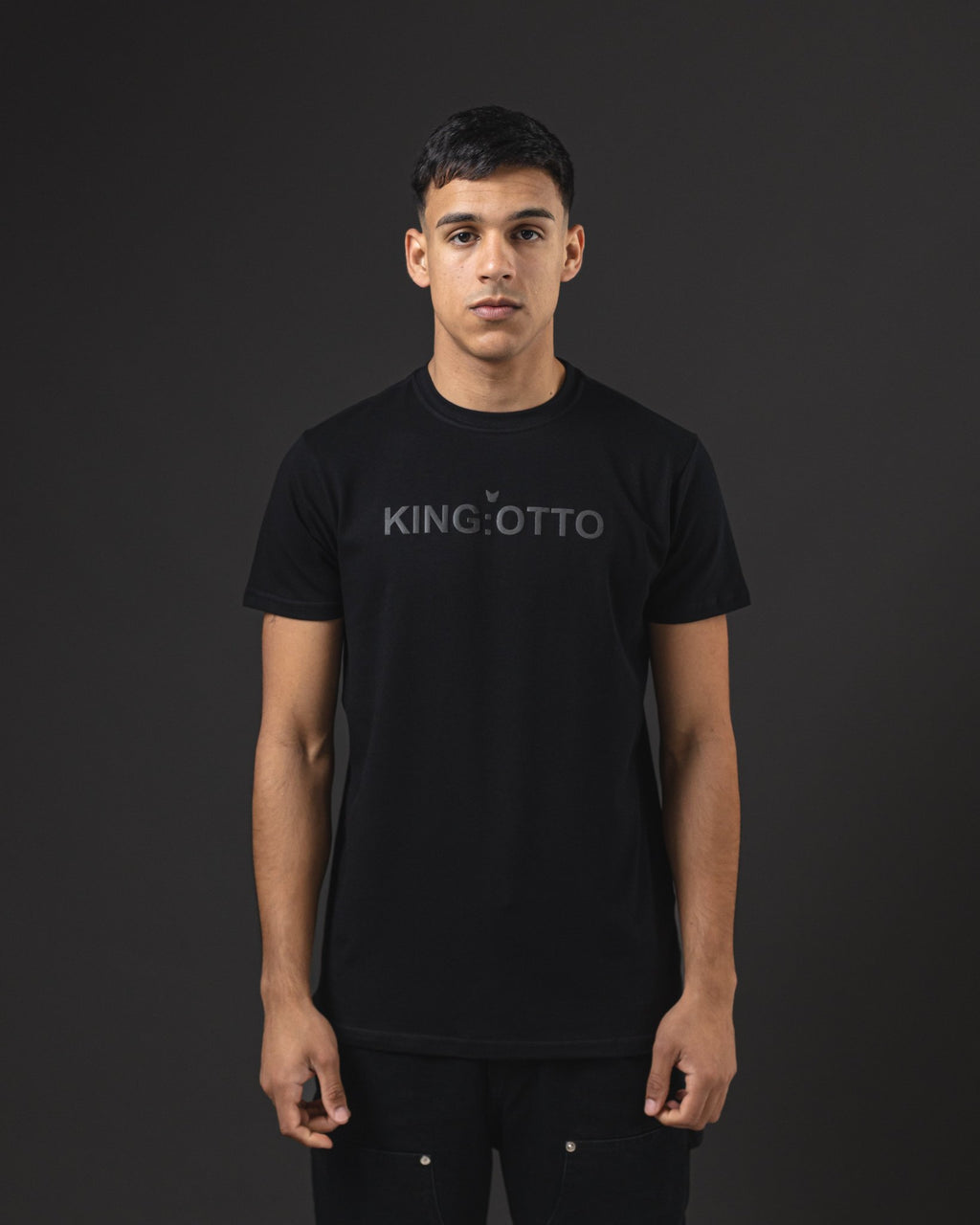 T-SHIRT OTTO NEW BASIC KING OTTO BLACK