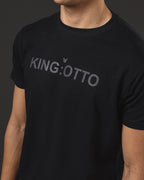T-SHIRT OTTO NEW BASIC KING OTTO BLACK