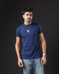 T-SHIRT OTTO RINGER TEE BLUE/GREEN