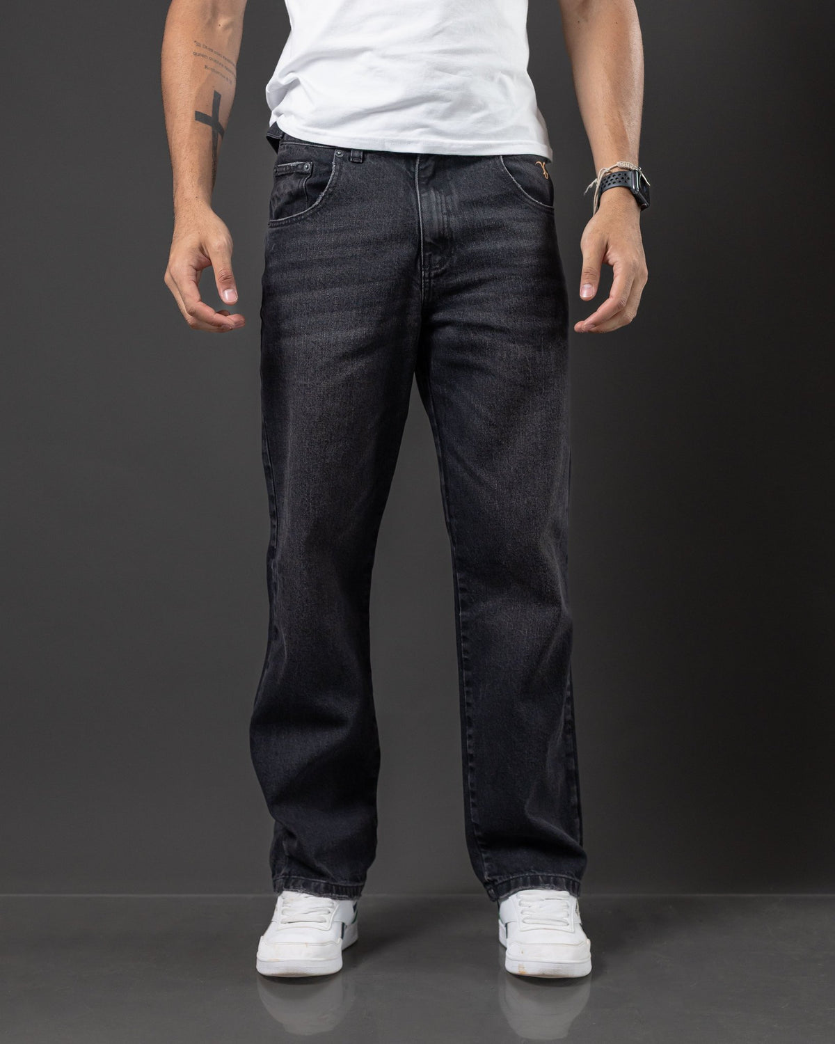 PANTALON RECTO  OTTO/REDENTOR BLACK NEVADO.