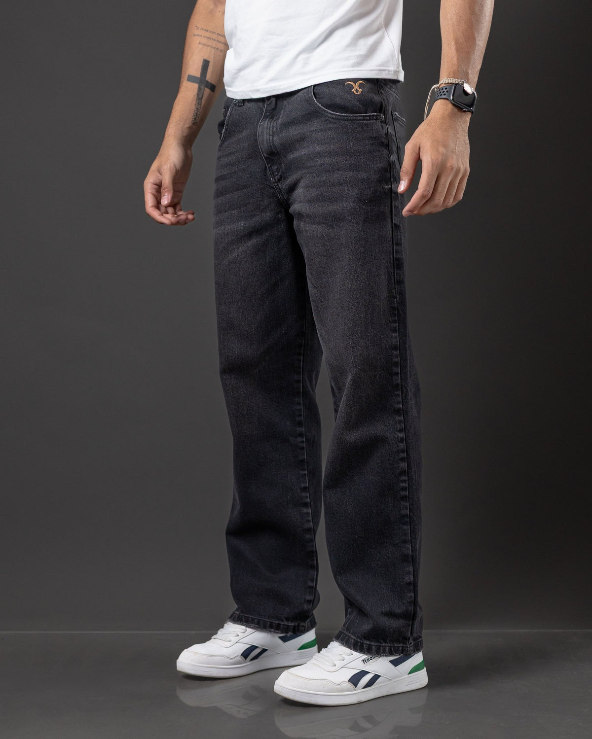 PANTALON RECTO  OTTO/REDENTOR BLACK NEVADO.