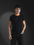 REDENTOR BABY TEE BLACK/ORANGE