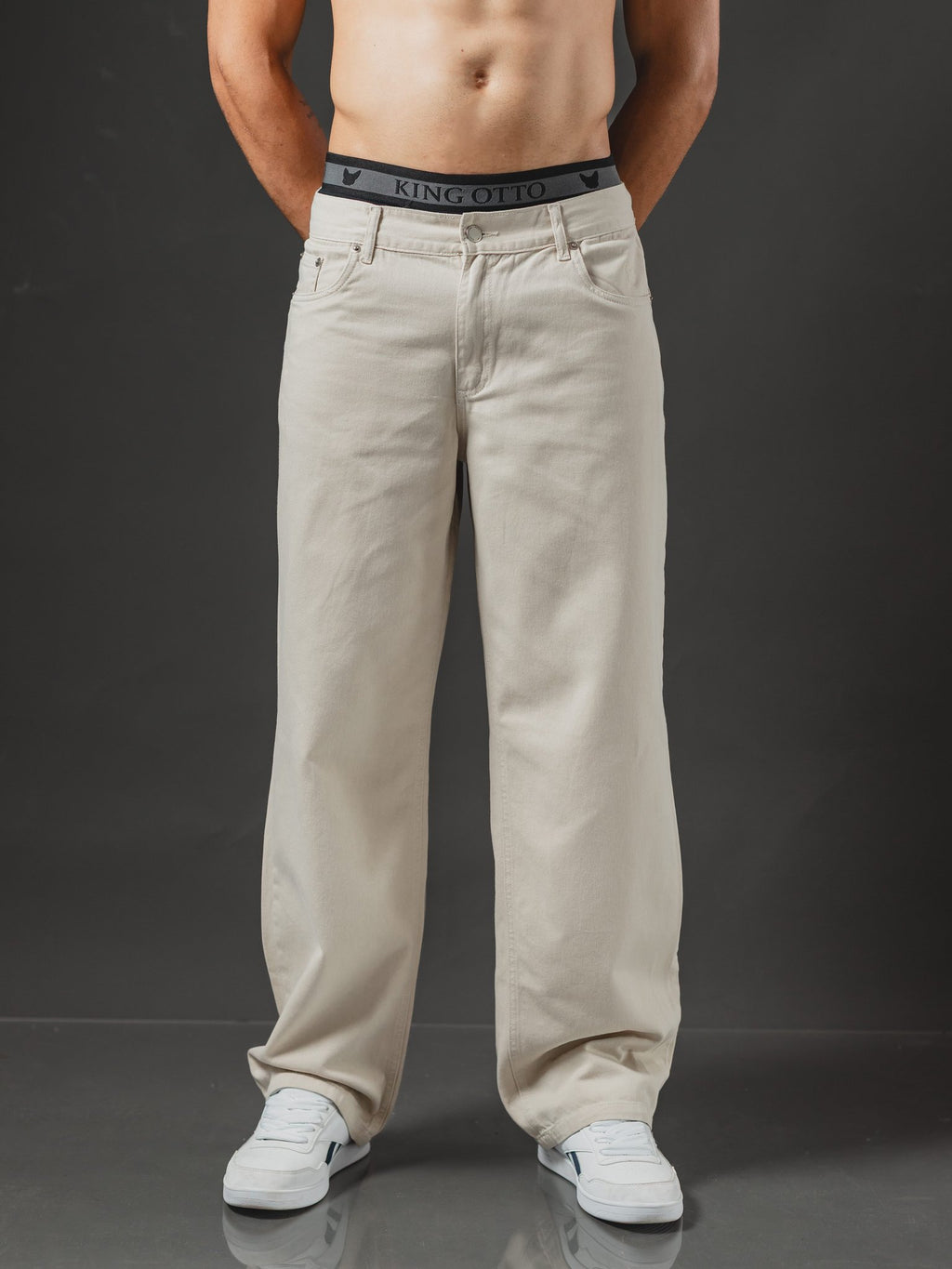 PANTALON OTTO BAGGY BEIGE