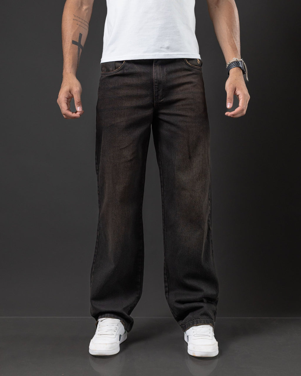 PANTALON WIDE BOOT  OTTO/REDENTOR BLACK OXID.