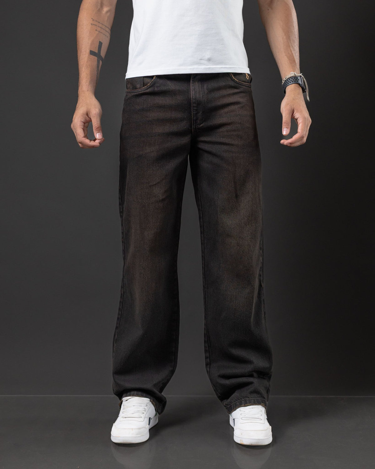 PANTALON WIDE BOOT  OTTO/REDENTOR BLACK OXID.