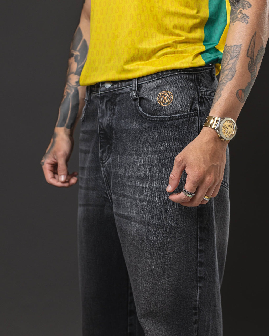 PANTALON OTTO BAGGY GRIS INTERMEDIO