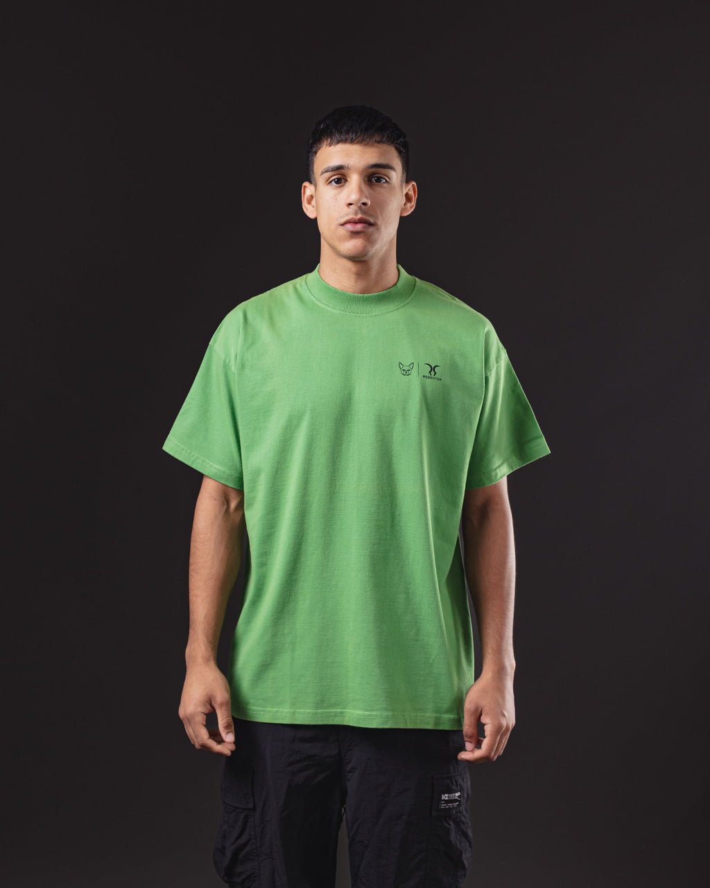 OVERSIZE HEAVY WEY GREEN/BLACK
