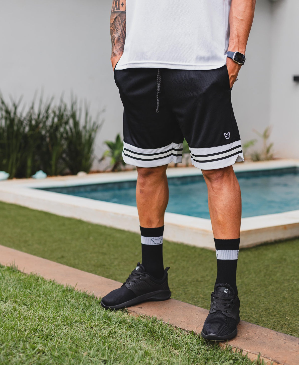 SHORTS OTTO DIAMOND BLACK