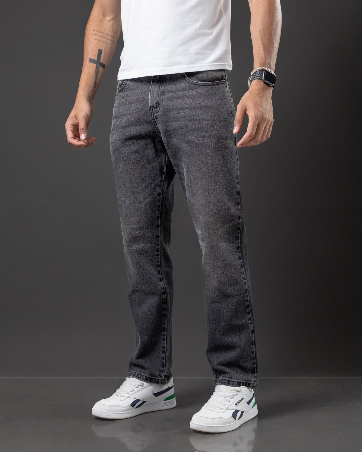 JEANS OTTO RECTO GRIS INTERMEDIO