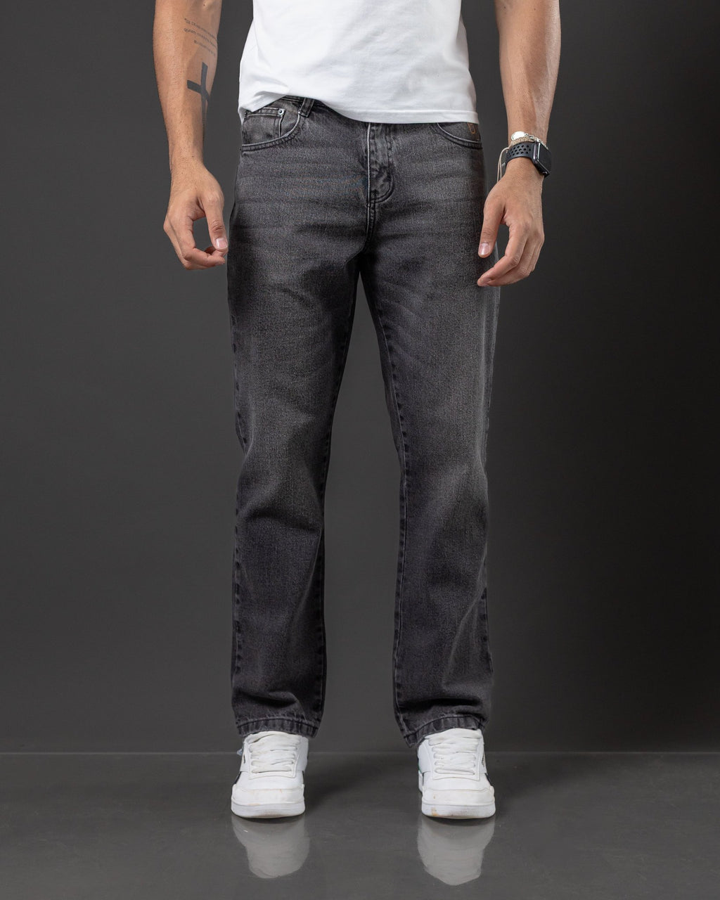 JEANS OTTO RECTO GRIS INTERMEDIO