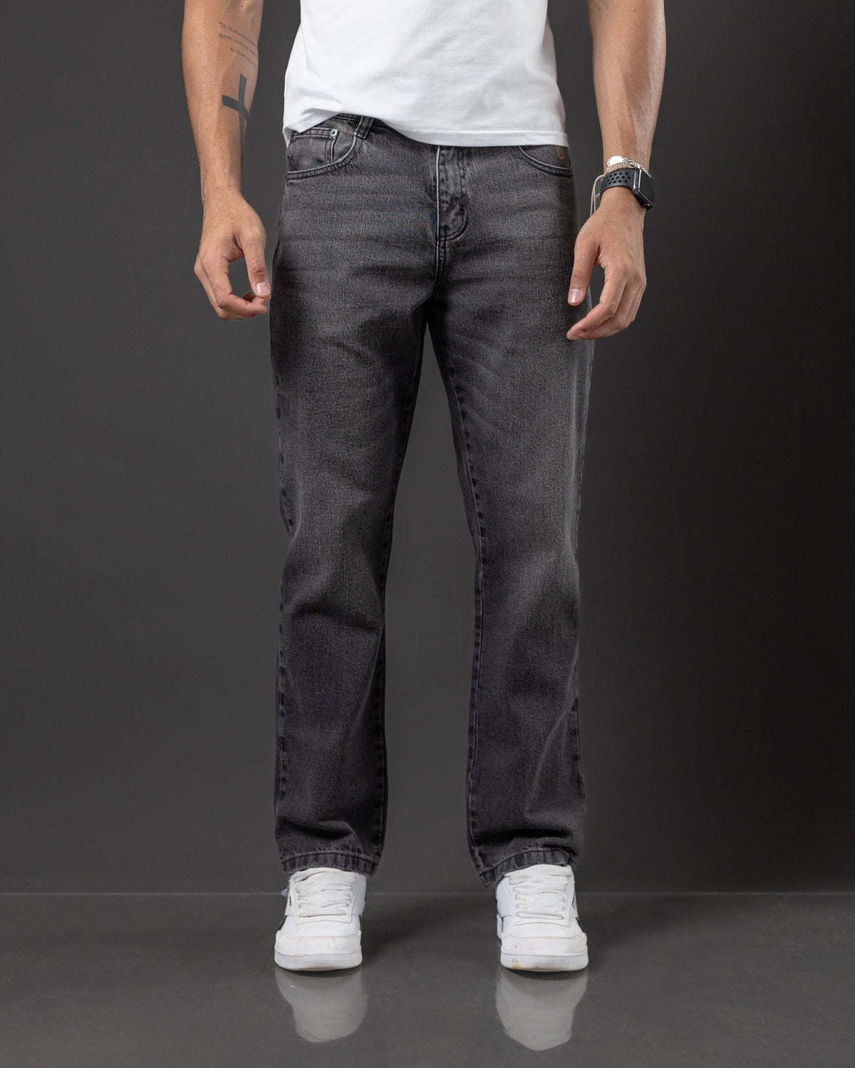 JEANS OTTO RECTO GRIS INTERMEDIO