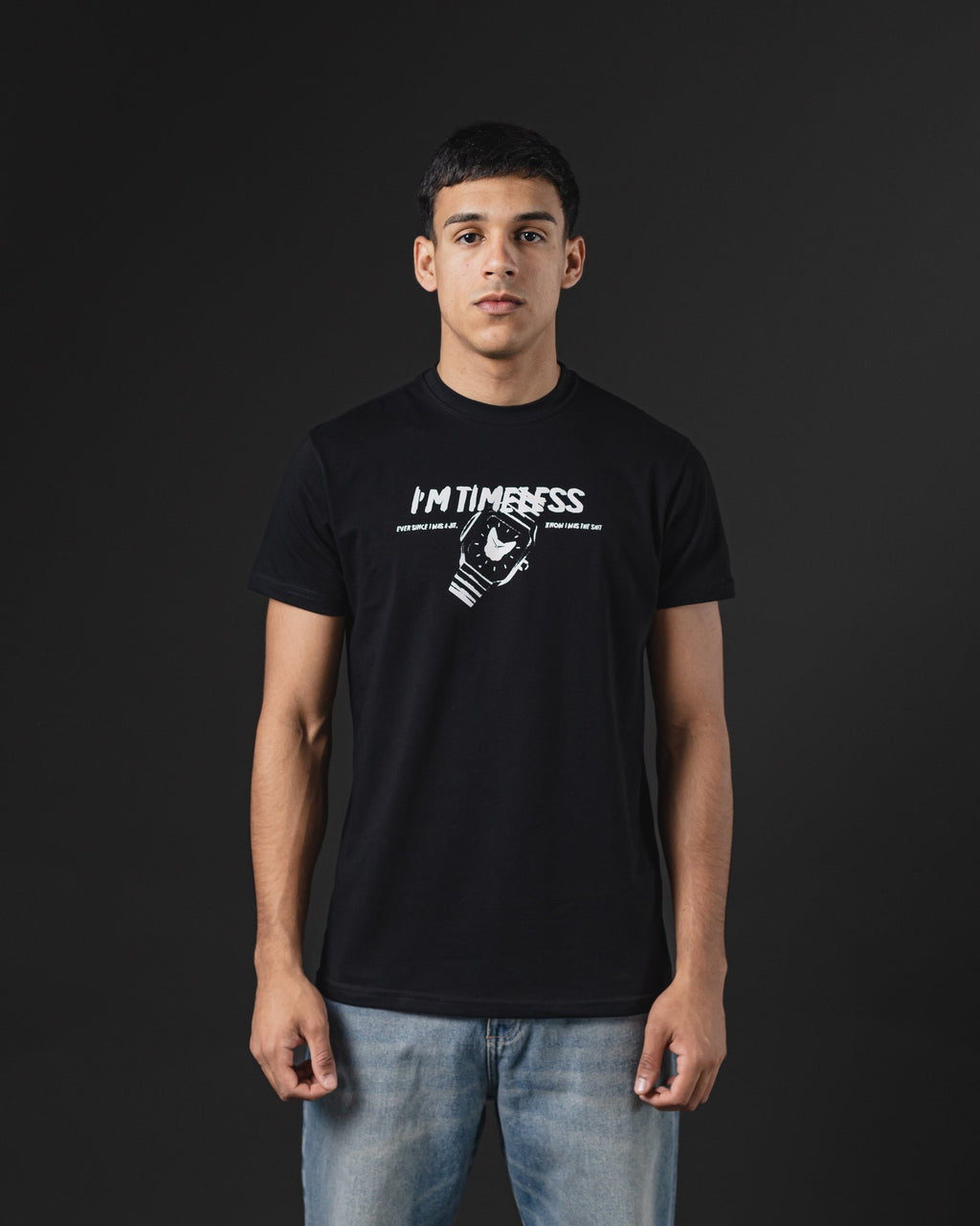 T-SHIRT OTTO CLOCK BLACK