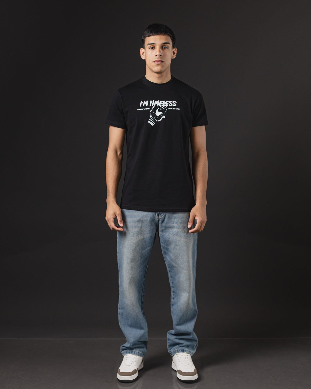 T-SHIRT OTTO CLOCK BLACK