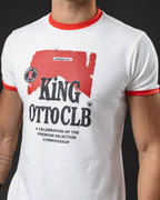 T-SHIRT OTTO RINGER TEE MARFIL/RED