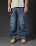 BAGGY SIDE POCKET BLUE SNOW