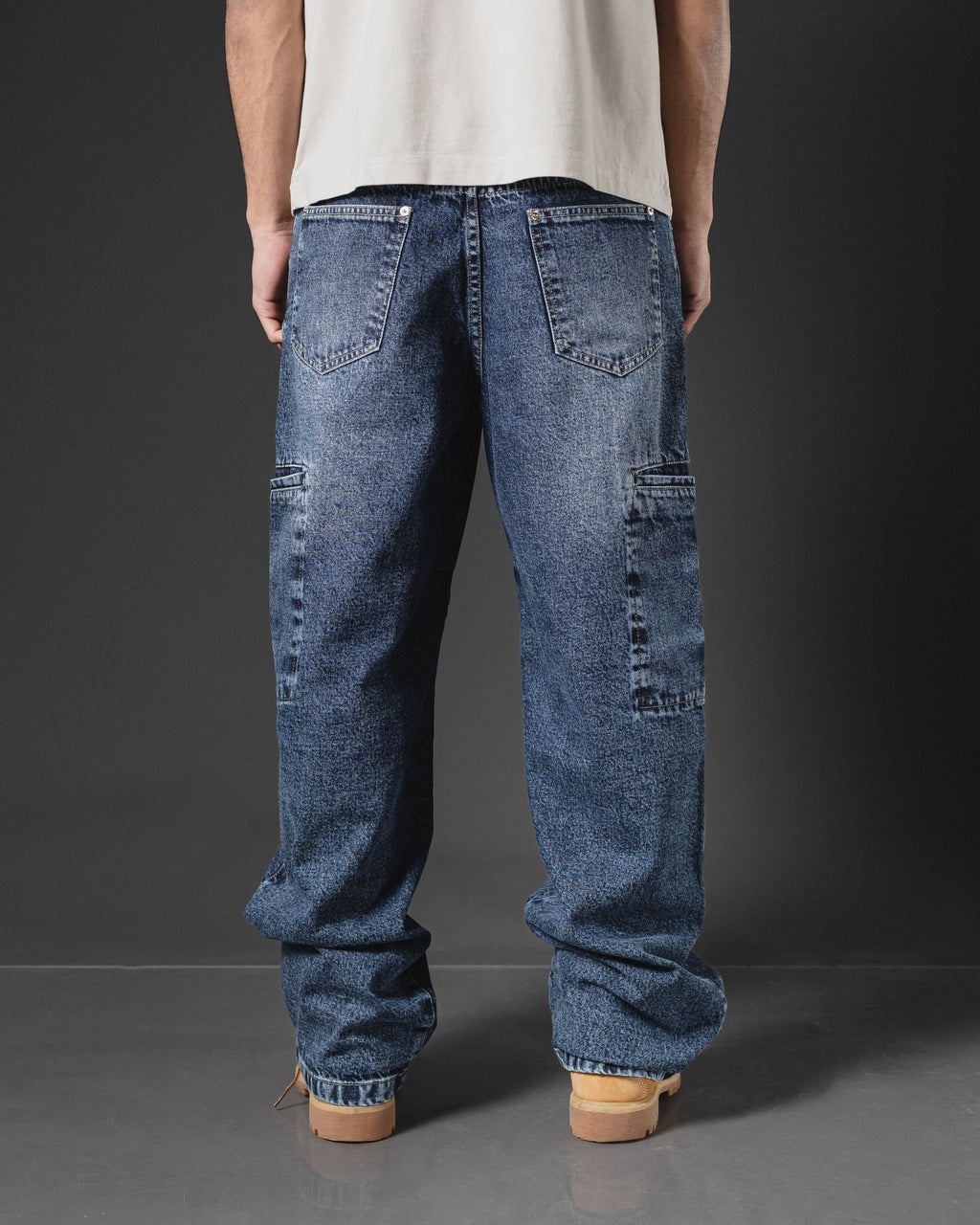 BAGGY SIDE POCKET BLUE SNOW