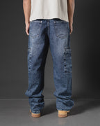 BAGGY SIDE POCKET BLUE SNOW