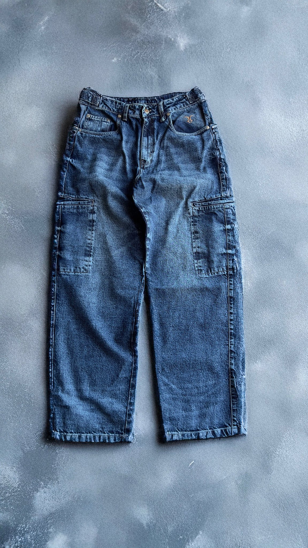 BAGGY SIDE POCKET BLUE SNOW