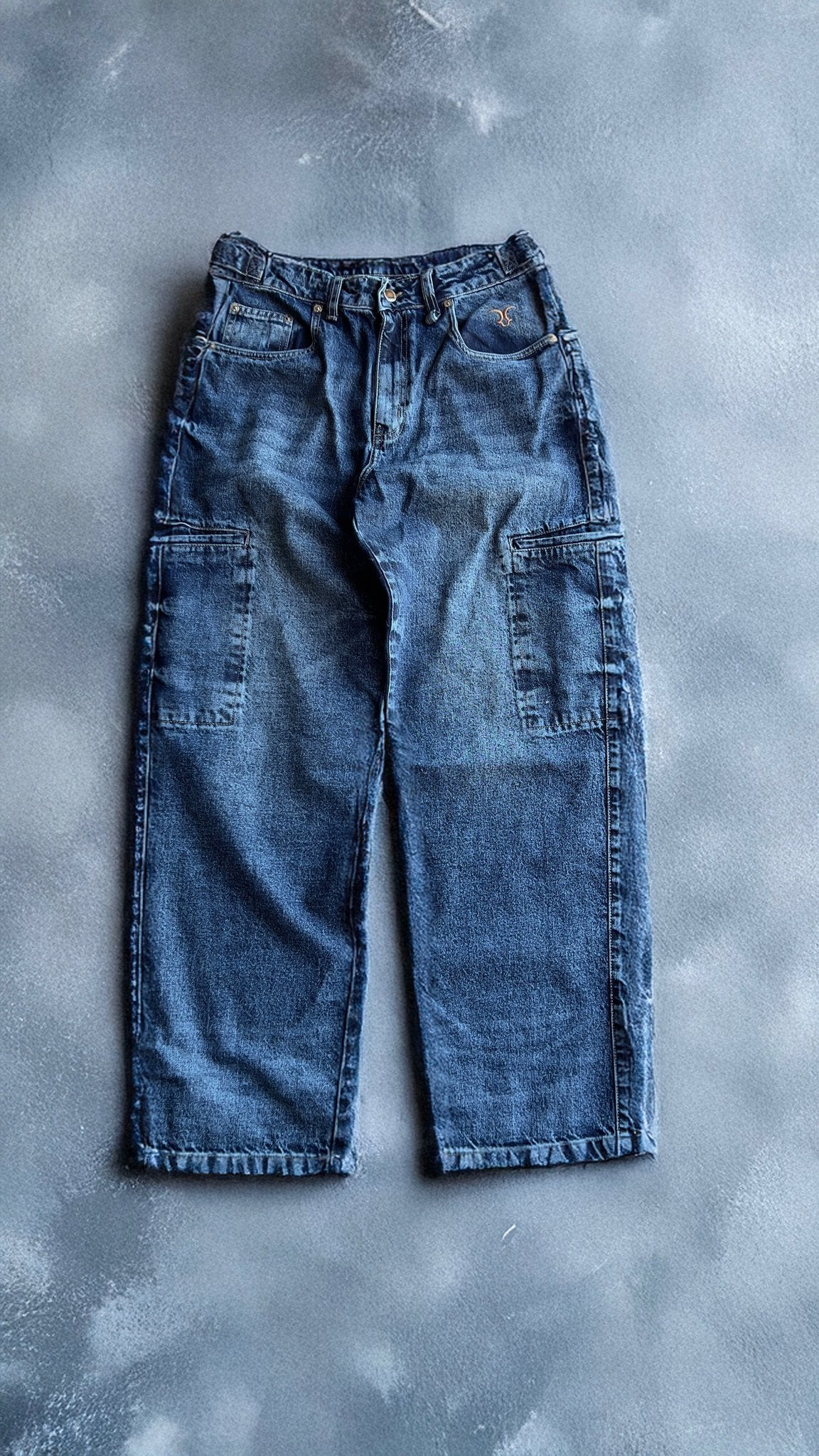 BAGGY SIDE POCKET BLUE SNOW