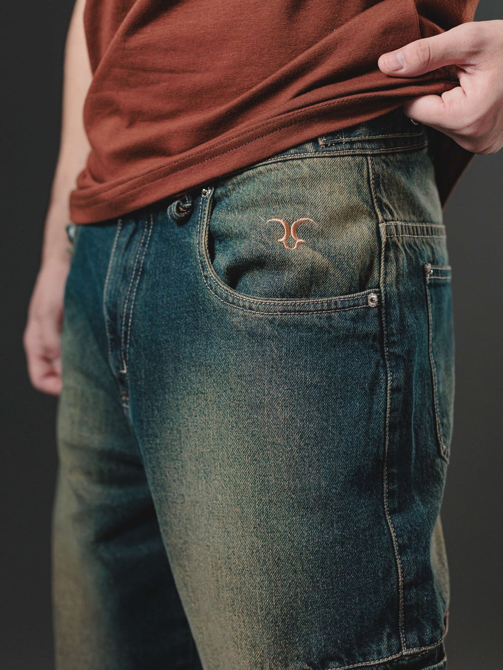 BAGGY SIDE POCKET BLUE RUSTY