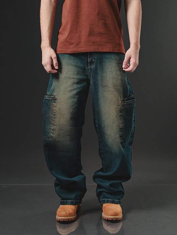 BAGGY SIDE POCKET BLUE RUSTY