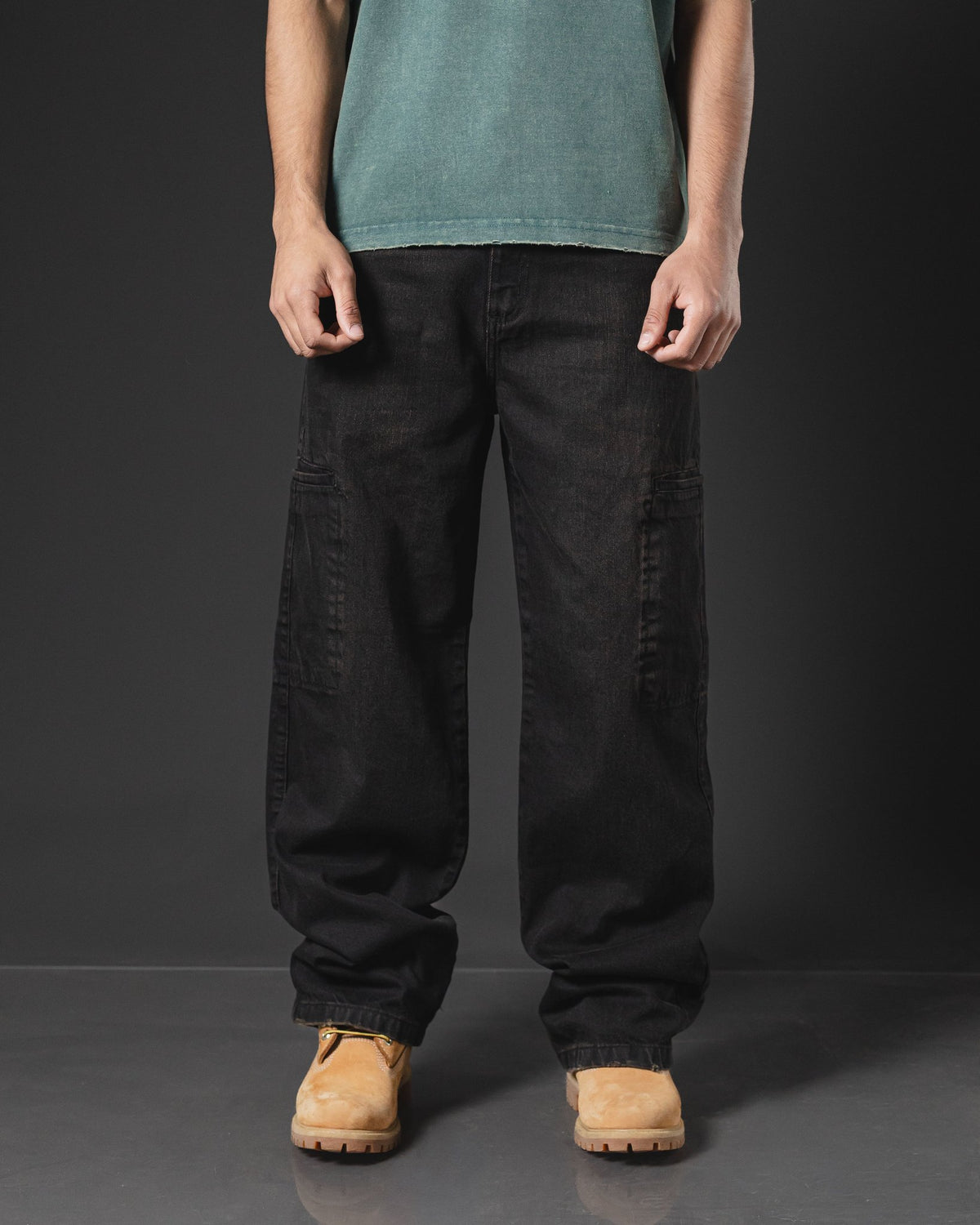 BAGGY SIDE POCKET BLACK RUSTY