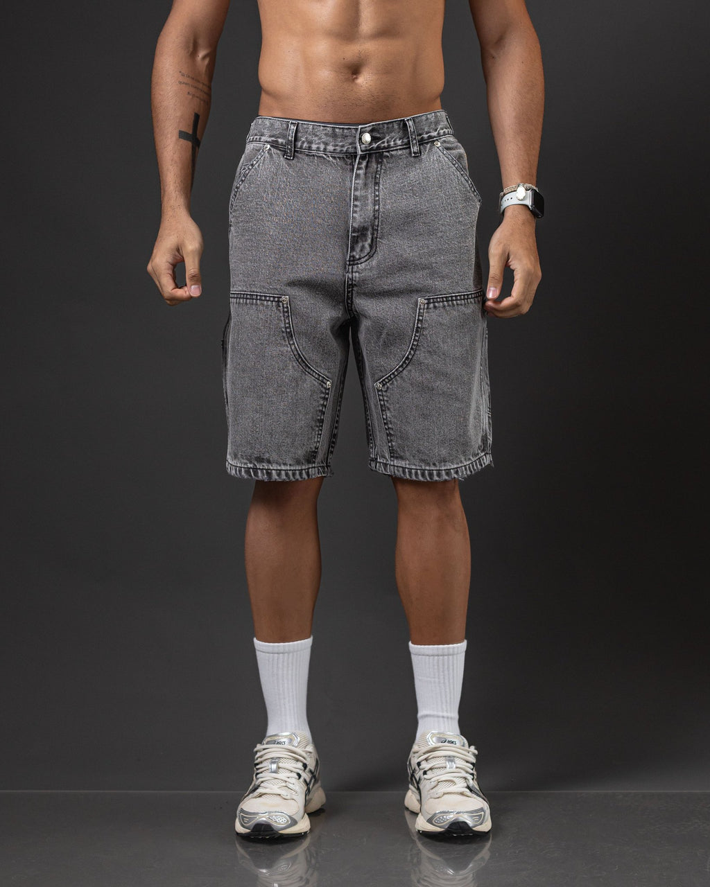 BERMUDA CARPENTER GRIS OSCURO