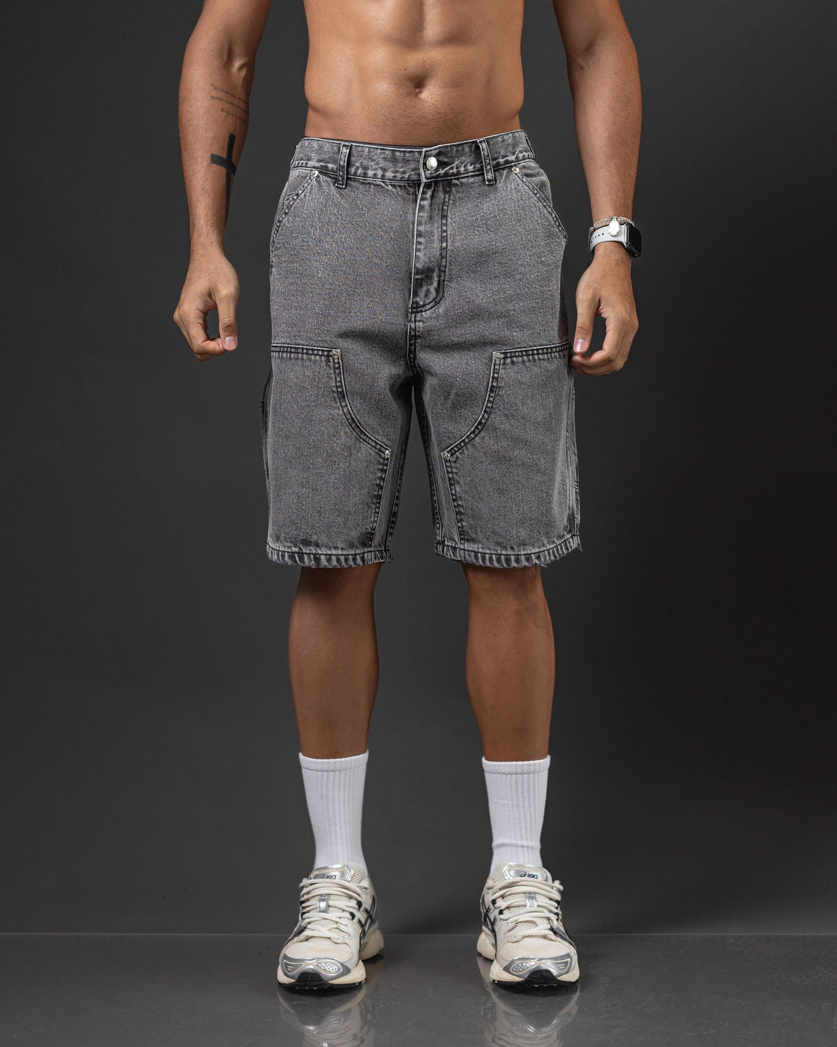 BERMUDA CARPENTER GRIS OSCURO
