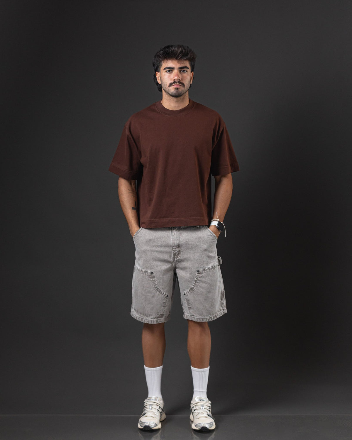 BERMUDA CARPENTER GRIS OSCURO