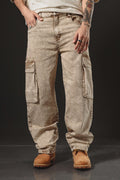 BAGGY GIANT POCKET CAMEL SNOW