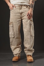 BAGGY GIANT POCKET CAMEL SNOW