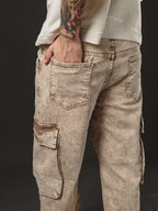 BAGGY GIANT POCKET CAMEL SNOW