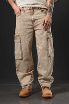 BAGGY GIANT POCKET CAMEL SNOW